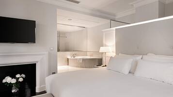 Premium bedding, minibar, in-room safe, desk