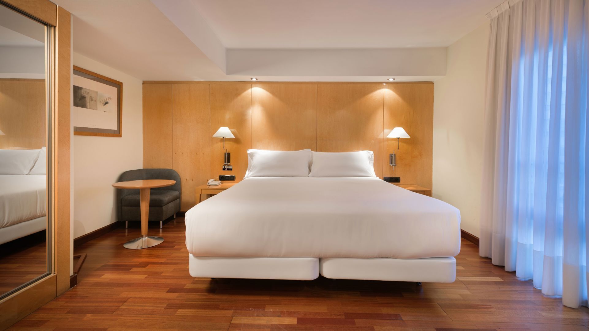 Minibar, in-room safe, desk, blackout curtains