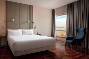 Minibar, caja fuerte, escritorio y cortinas opacas