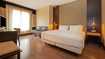 1 dormitori, roba de llit d'alta qualitat i minibar