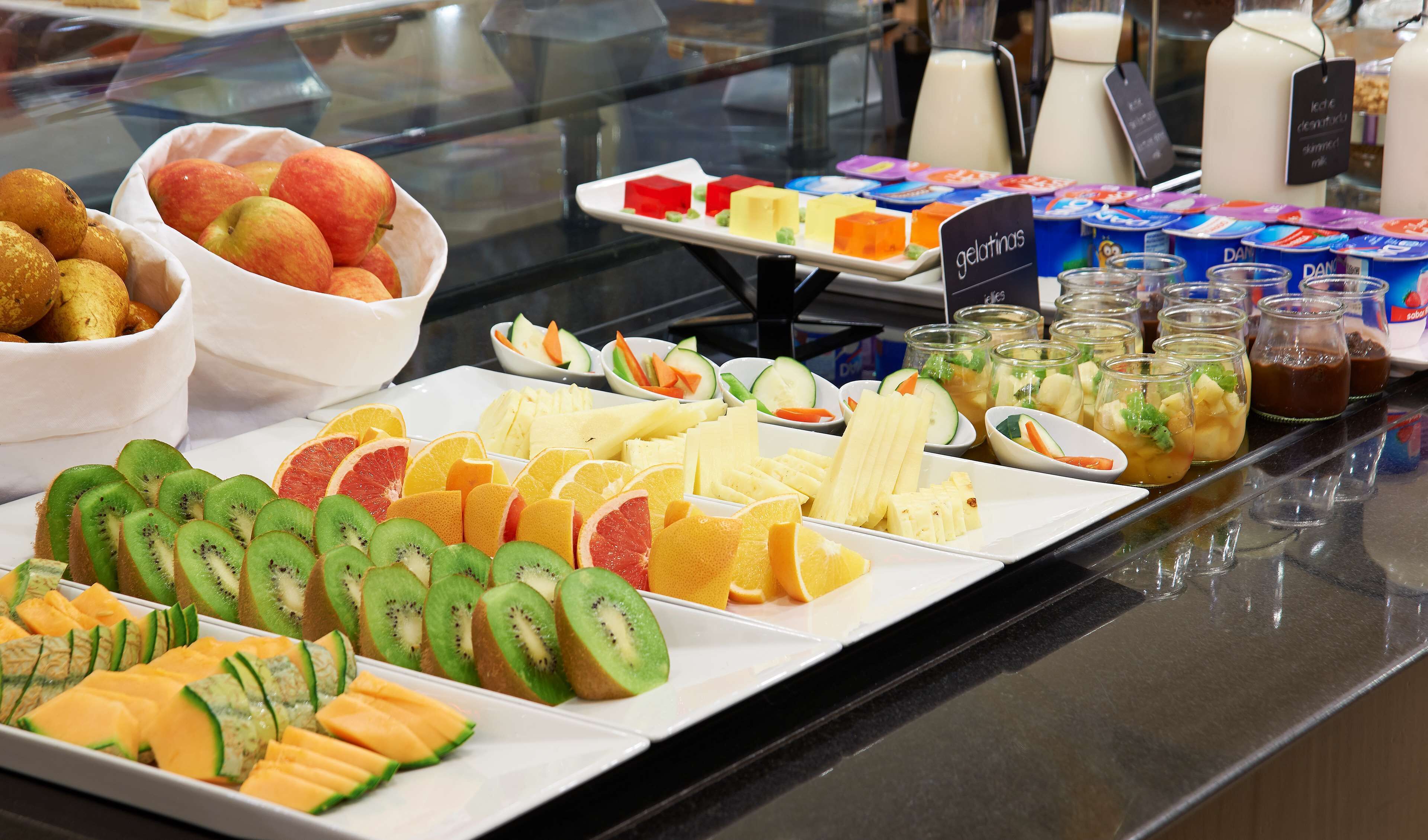 daily buffet breakfast for a fee