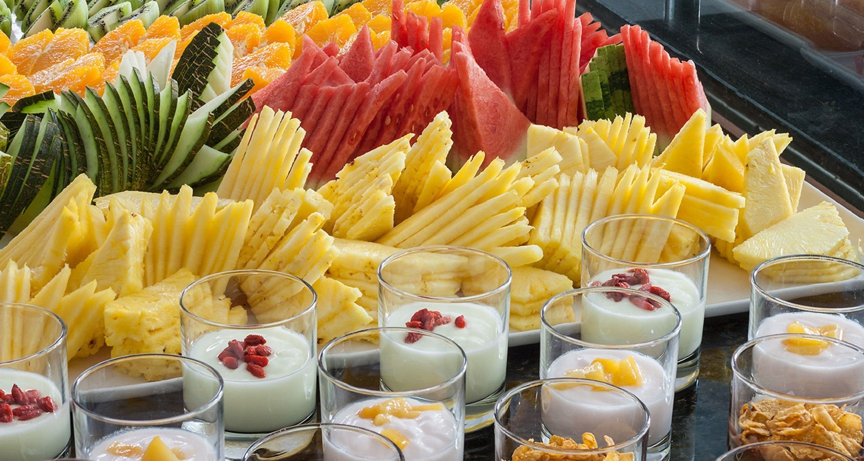 Daily buffet breakfast for a fee