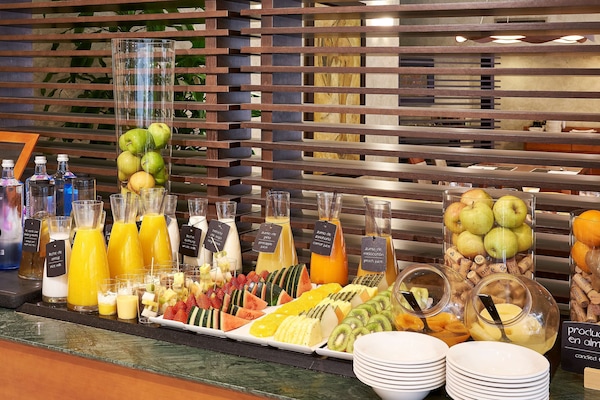 Daily buffet breakfast for a fee