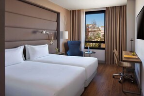 In-room safe, desk, soundproofing, free cribs/infant beds