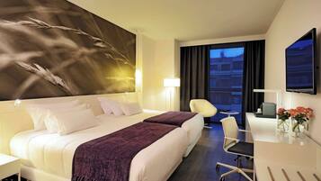 Minibar, in-room safe, desk, blackout curtains