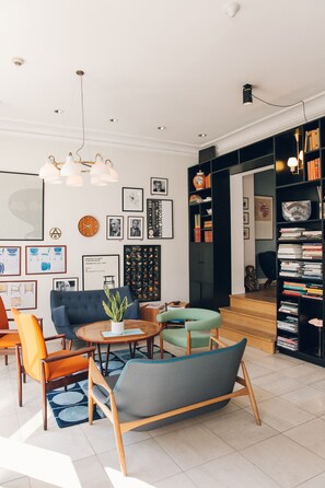 Lobby sitting area