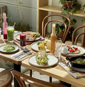Daily local cuisine breakfast (DKK 195 per person)