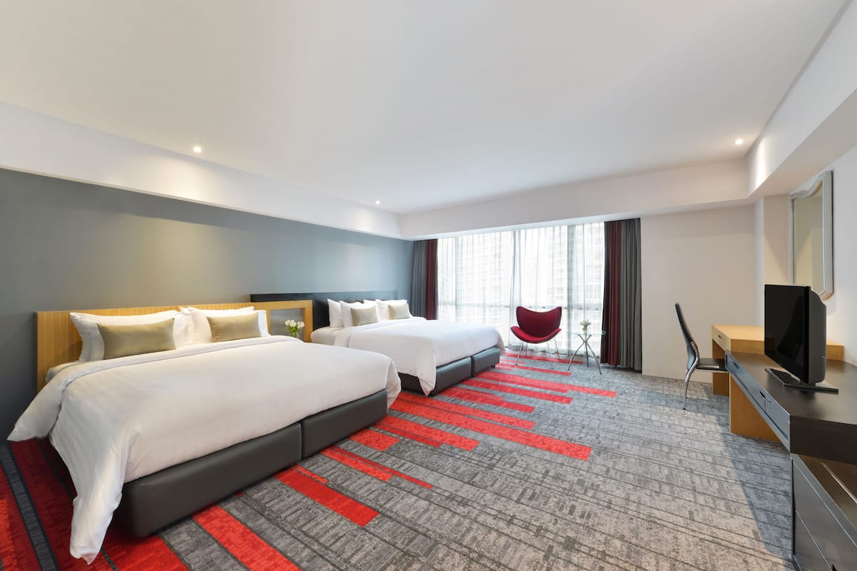 Minibar, in-room safe, desk, blackout curtains