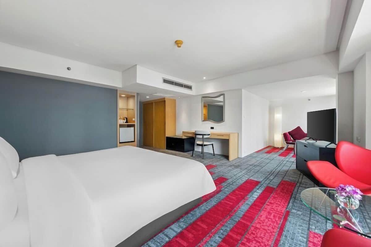 In-room safe, blackout drapes, soundproofing, iron/ironing board