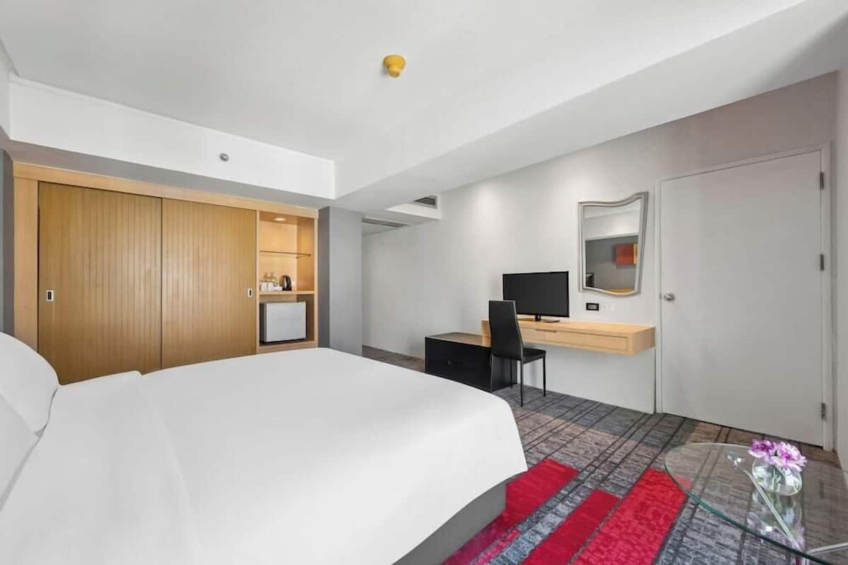 In-room safe, blackout drapes, soundproofing, iron/ironing board