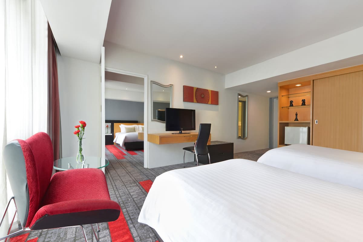 In-room safe, blackout curtains, soundproofing, iron/ironing board