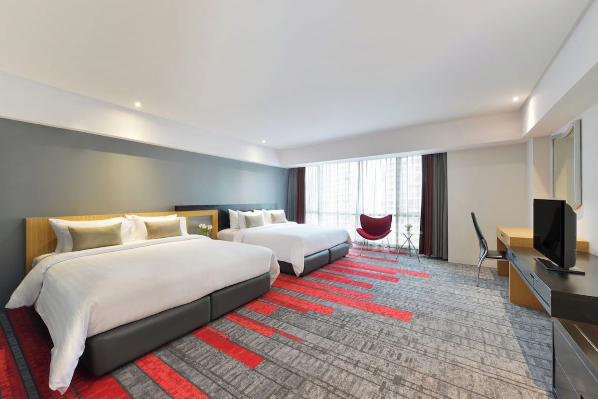 In-room safe, blackout curtains, soundproofing, iron/ironing board