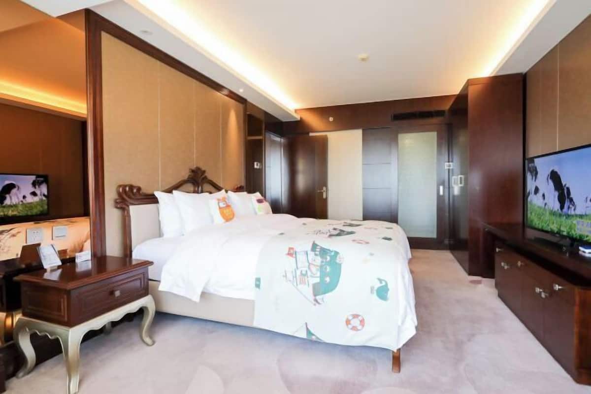 Ropa de cama de alta calidad y minibar