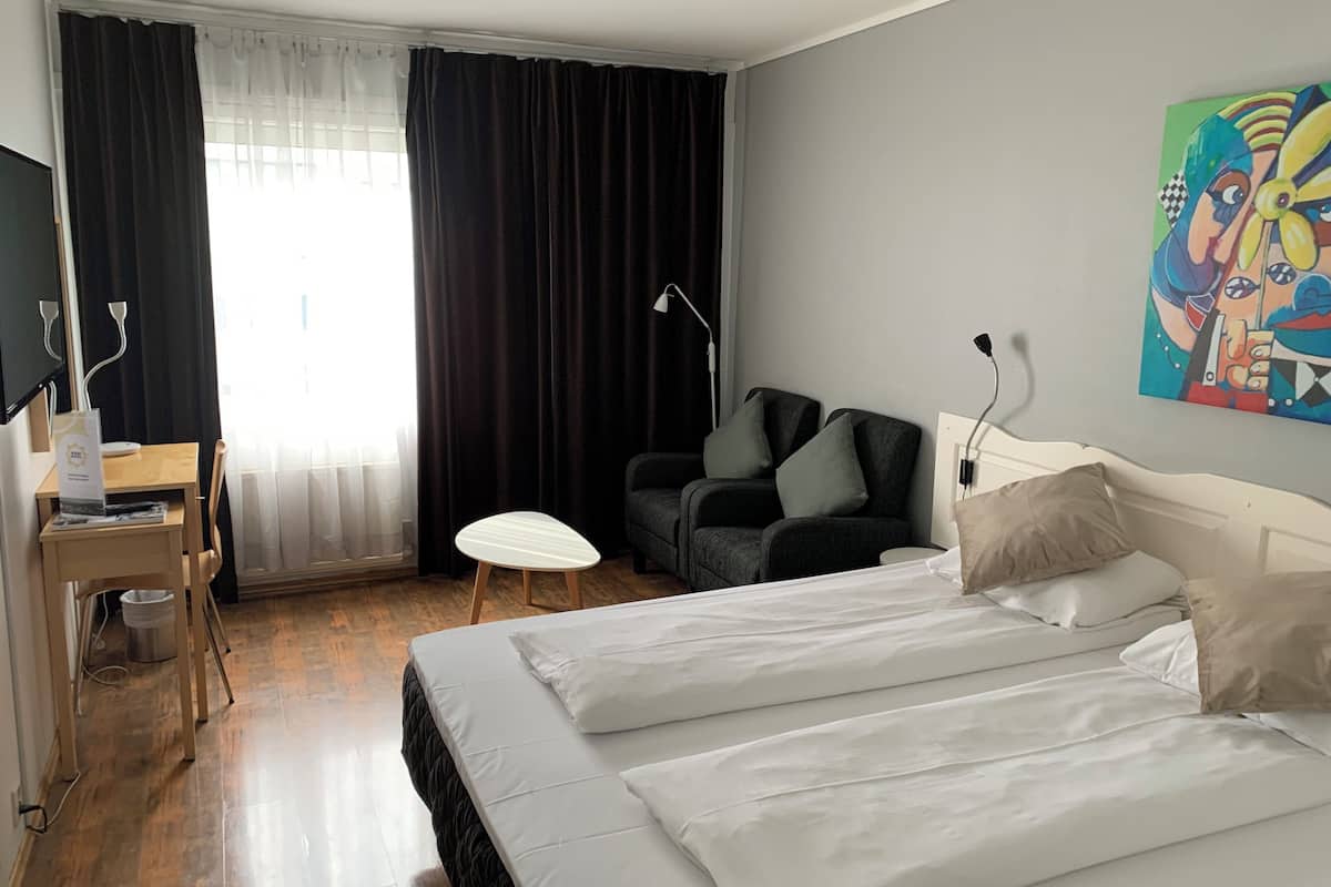 double room, city view | 1 bedroom, desk, free wifi, bed sheets