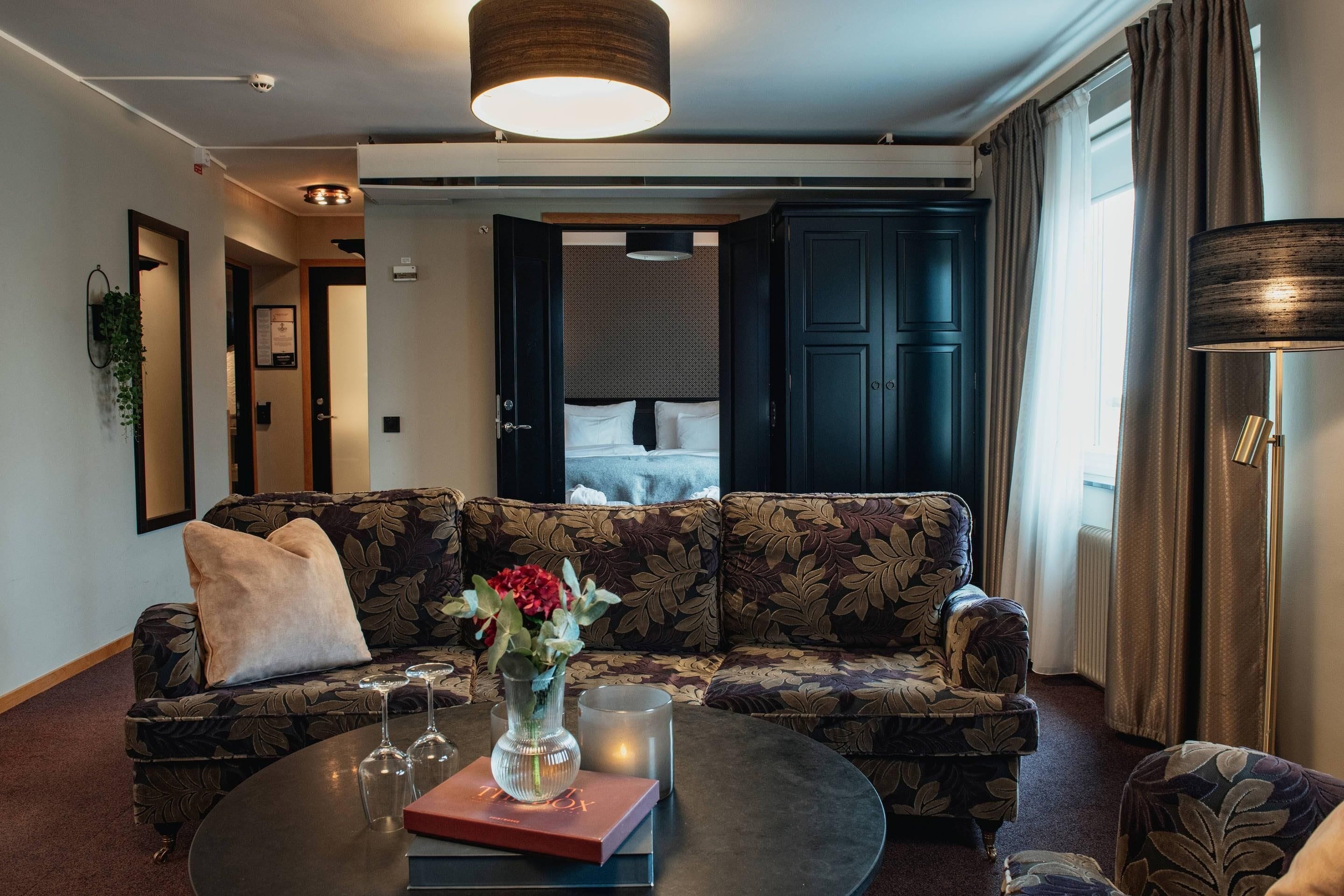 In-room safe, desk, laptop workspace, blackout drapes