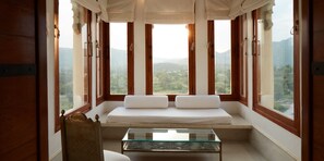 Aravali Suite | Living area | 42-inch LCD TV with digital channels, TV - RAAS Devigarh (Nathdwara)