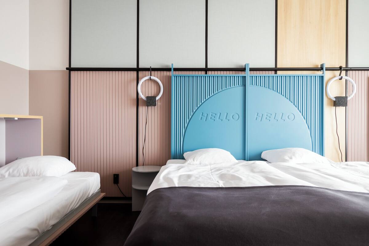 Double or Twin Room +1 | 低過敏寢具、客房內保險箱、書桌、遮光布/窗簾