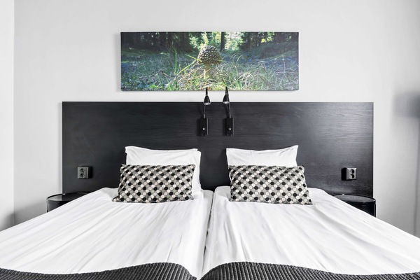 Quarto superior, 2 camas de solteiro, para não fumantes | Cofres nos quartos, escrivaninha, espaço de trabalho para notebook