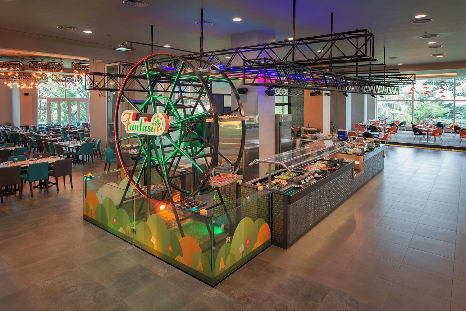 Tägliches Frühstücksbuffet (60 MYR pro Person)