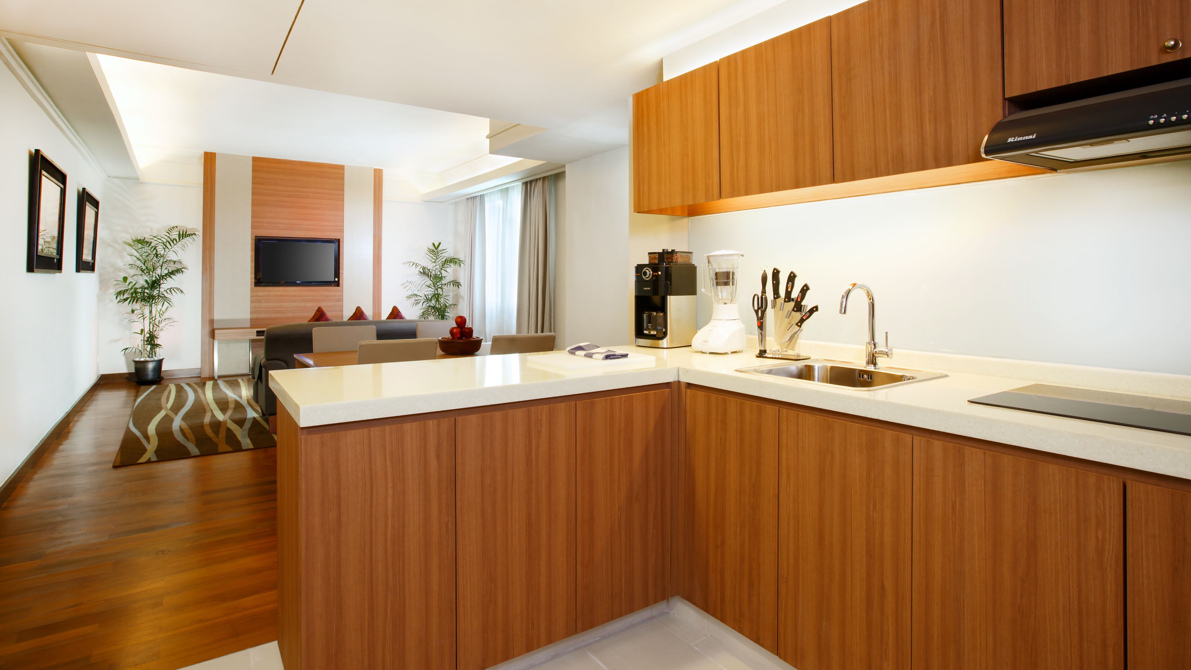 serviced suite | private kitchen | electric kettle
