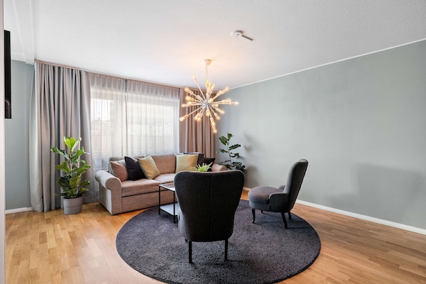 Apartamento estándar, varias camas, no fumadores, cocina básica (Living Room) | Colchones con acolchado adicional y caja fuerte