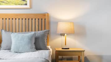 Camas com colchões pillow-top, cofres nos quartos
