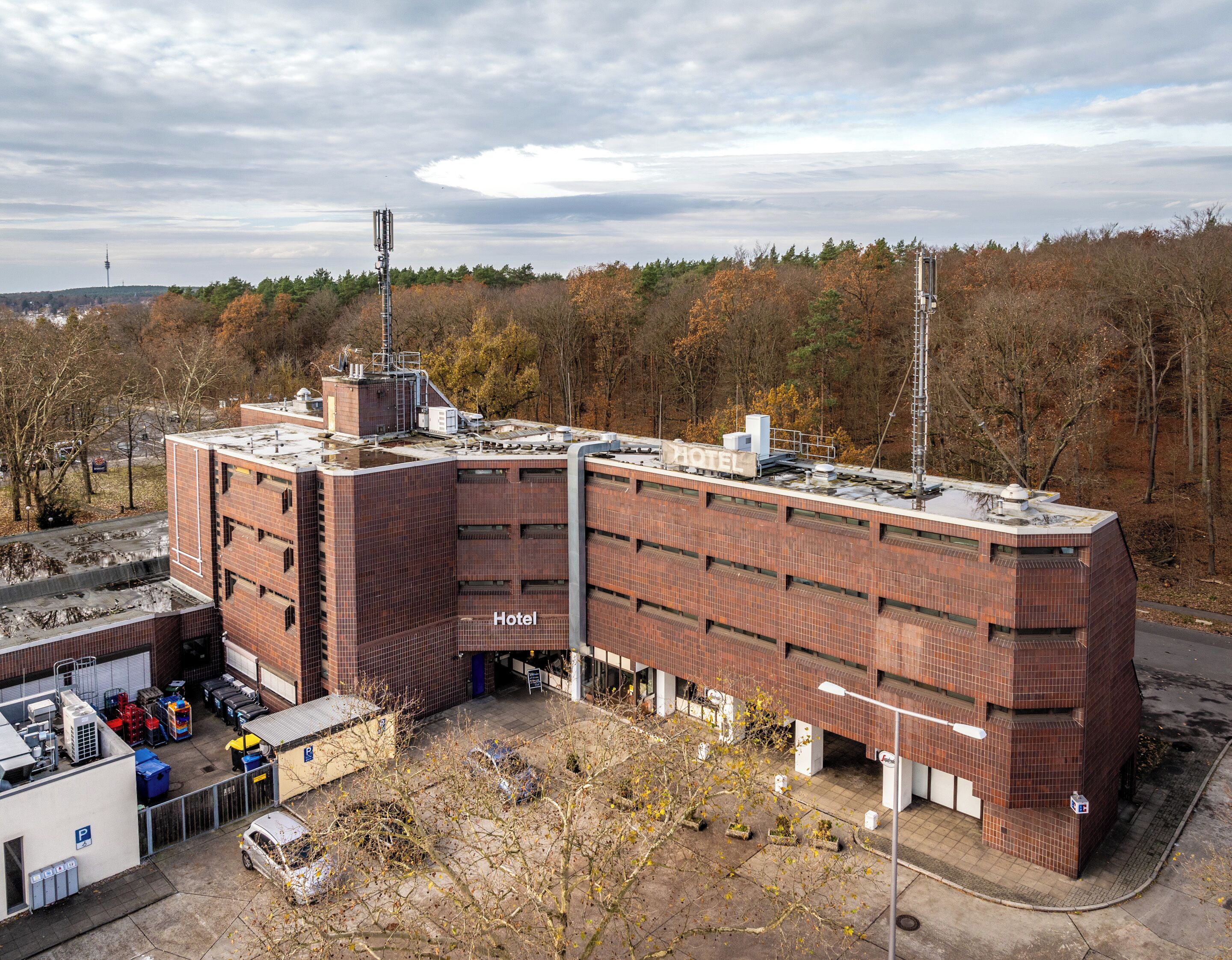 Fassade der Unterkunft