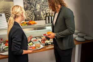 Daily buffet breakfast (EUR 17 per person)