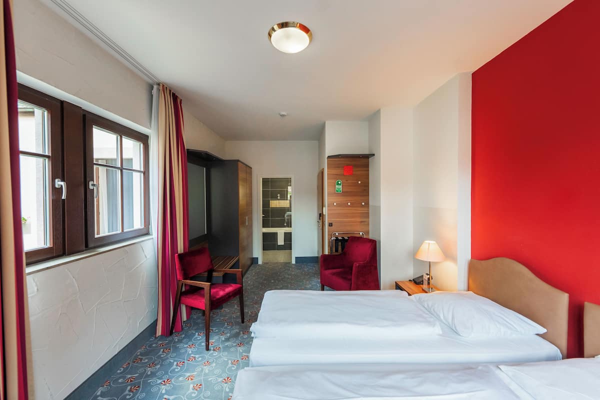 Sängtillbehör av högsta kvalitet, duntäcken och minibar