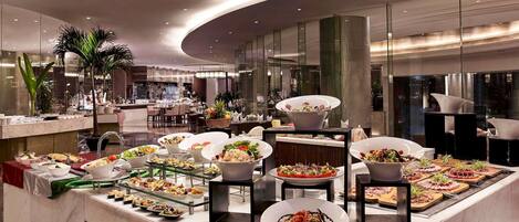 Daily buffet breakfast (USD 23 per person)