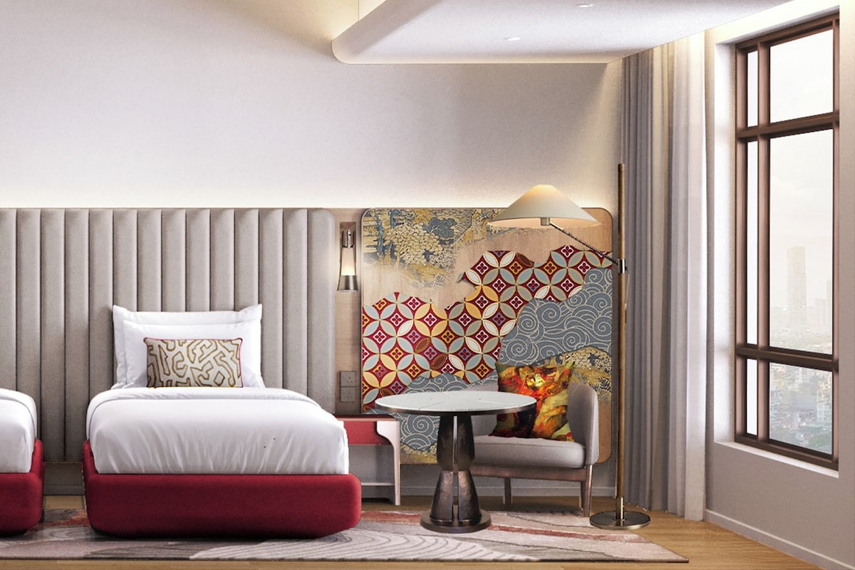 Habitación superior, 2 camas individuales, vistas a la ciudad (Premium) | Sábanas de algodón egipcio y ropa de cama de alta calidad