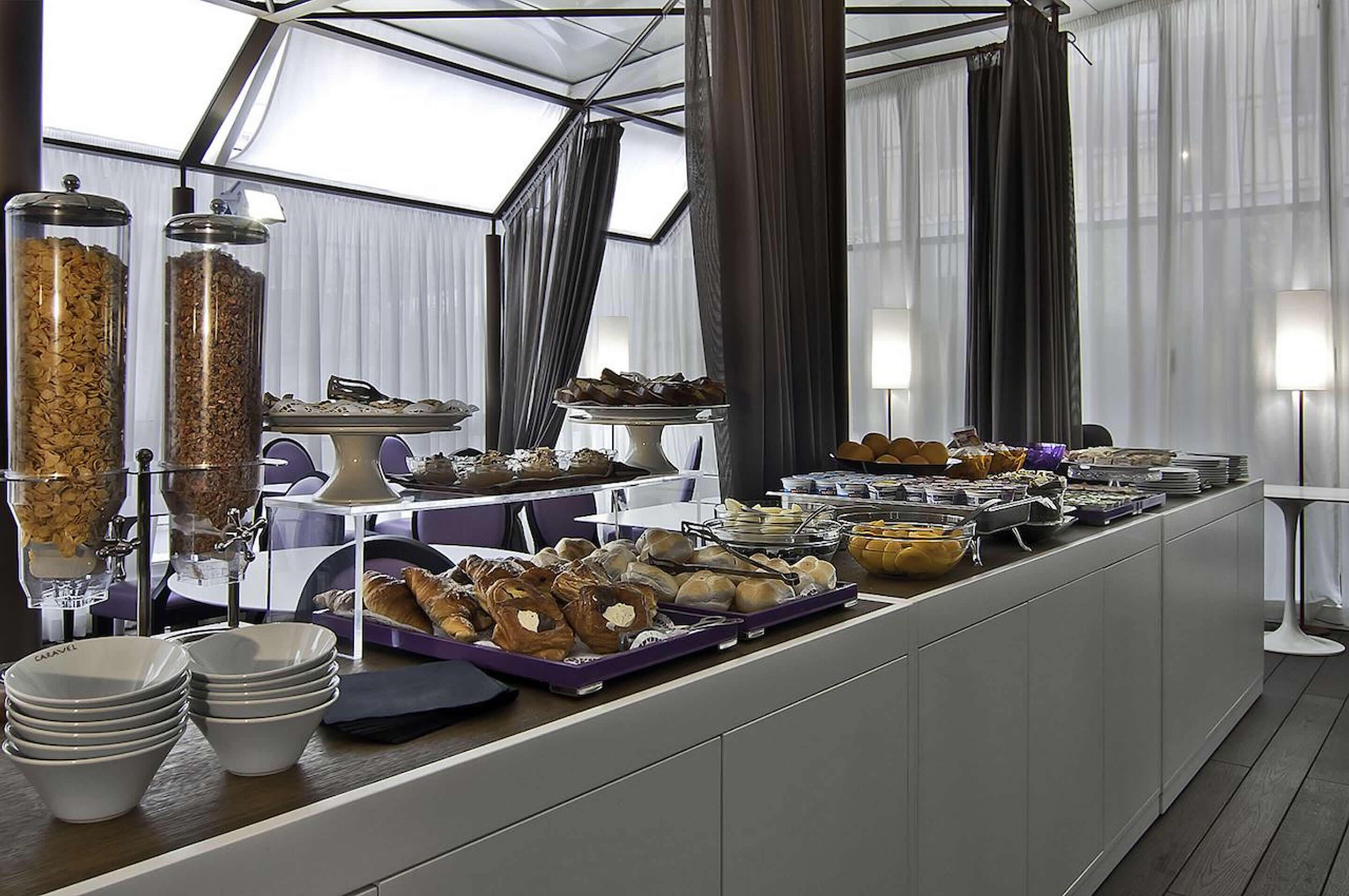 daily buffet breakfast (eur 8.00 per person)