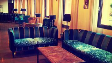 Sitteområde i lobbyen