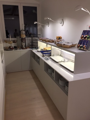 Daily buffet breakfast (EUR 10 per person)
