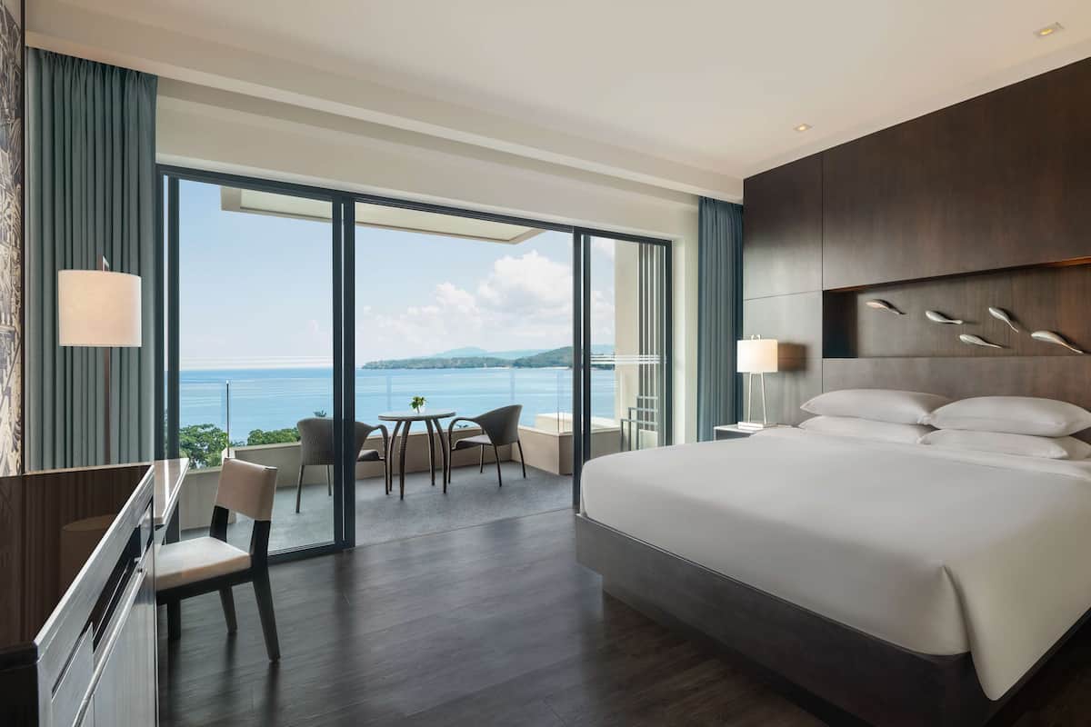 Habitación, 1 cama de matrimonio grande, vistas al mar | Vistas desde la habitación