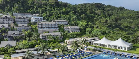 Außenpool, Cabañas (kostenlos), Sonnenschirme