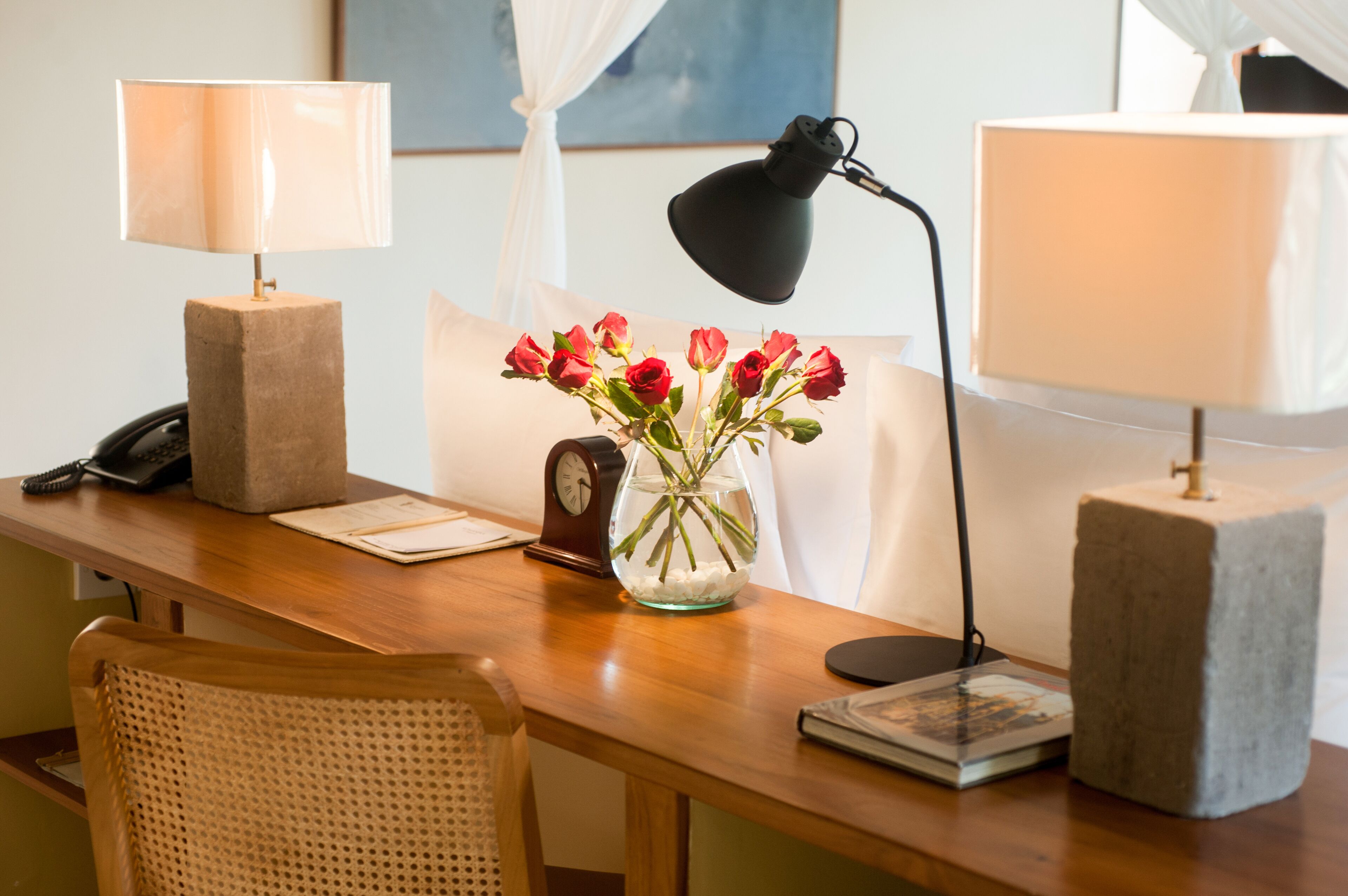 villa, 1 bedroom, private pool, valley view | in-room business centre