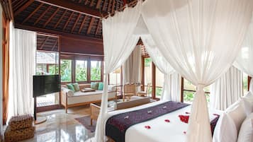Villa, 1 Bedroom, Private Pool, Valley View | In-room safe, desk, iron/ironing board, free cribs/infant beds