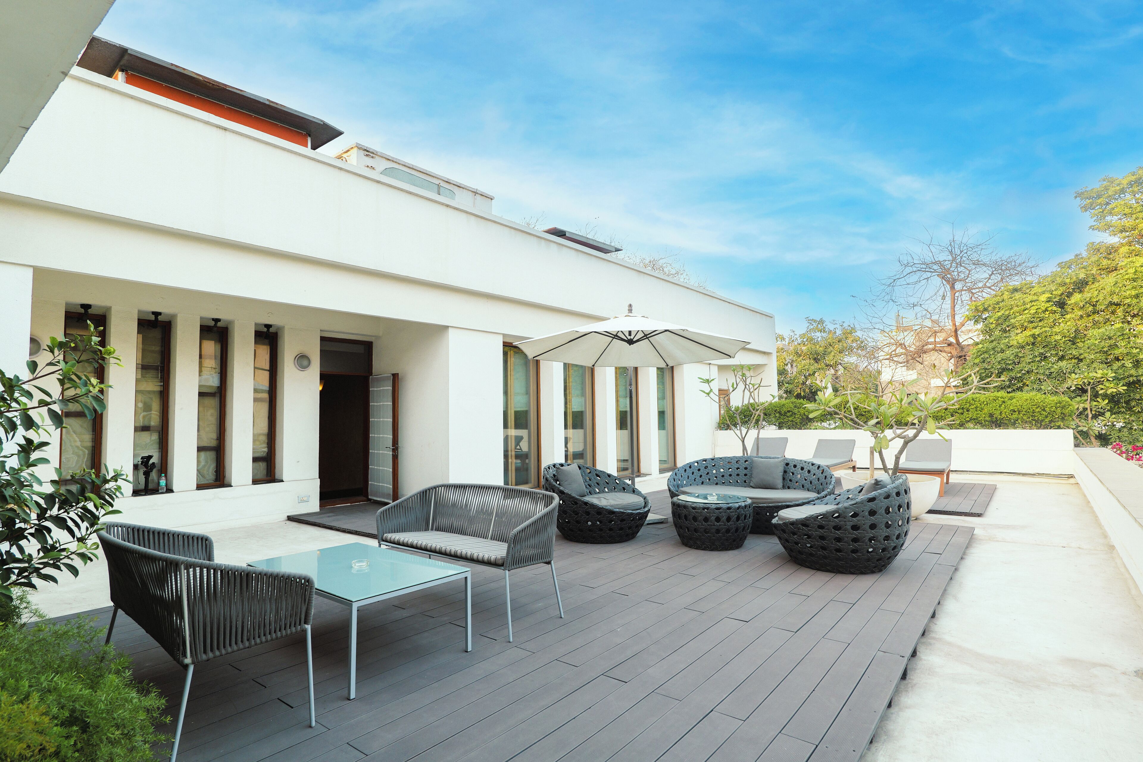 Terrasse sur le toit