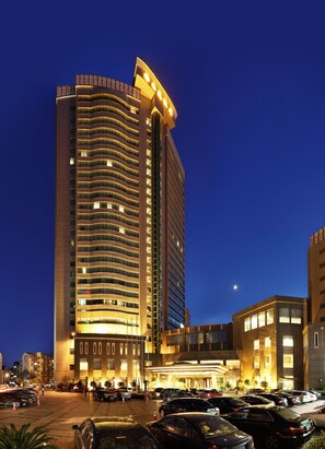 Front of property - evening/night