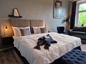 Double Deluxe City View | Premium bedding, minibar, individually furnished, desk -  Hotell Onyxen, boutique- & lifestyle, Adults Only (Gothenburg)