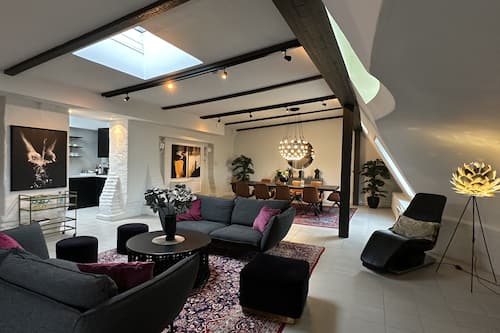 Penthouse Terrace Suite | Premium bedding, minibar, individually furnished, desk