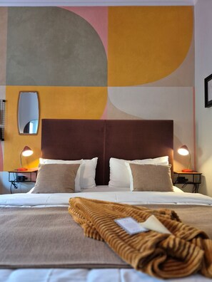1 habitación, ropa de cama de alta calidad y muebles diferentes 