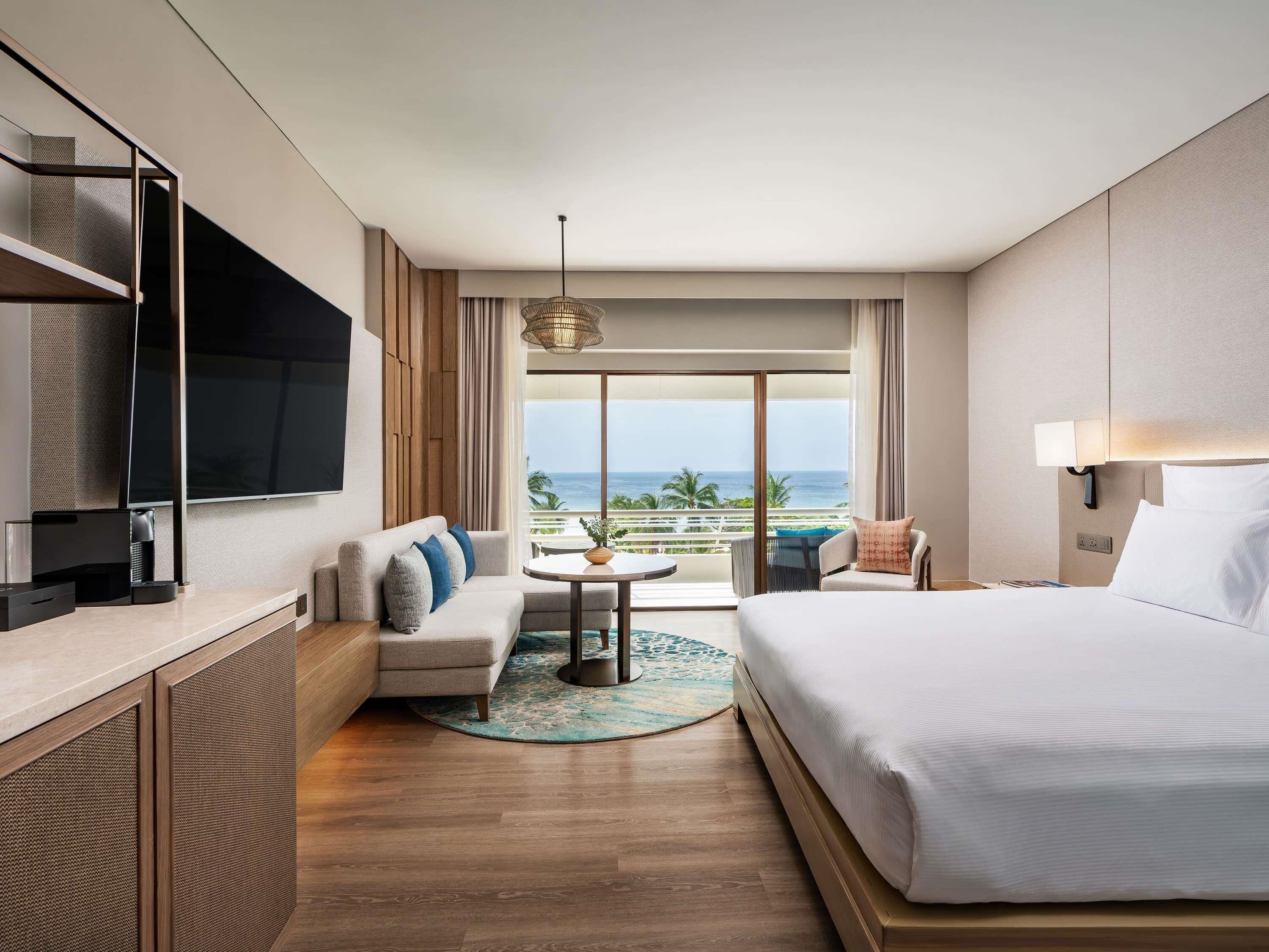 Ropa de cama de alta calidad y minibar 