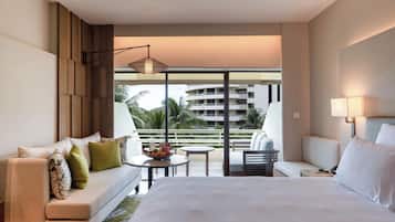 Ropa de cama de alta calidad y minibar