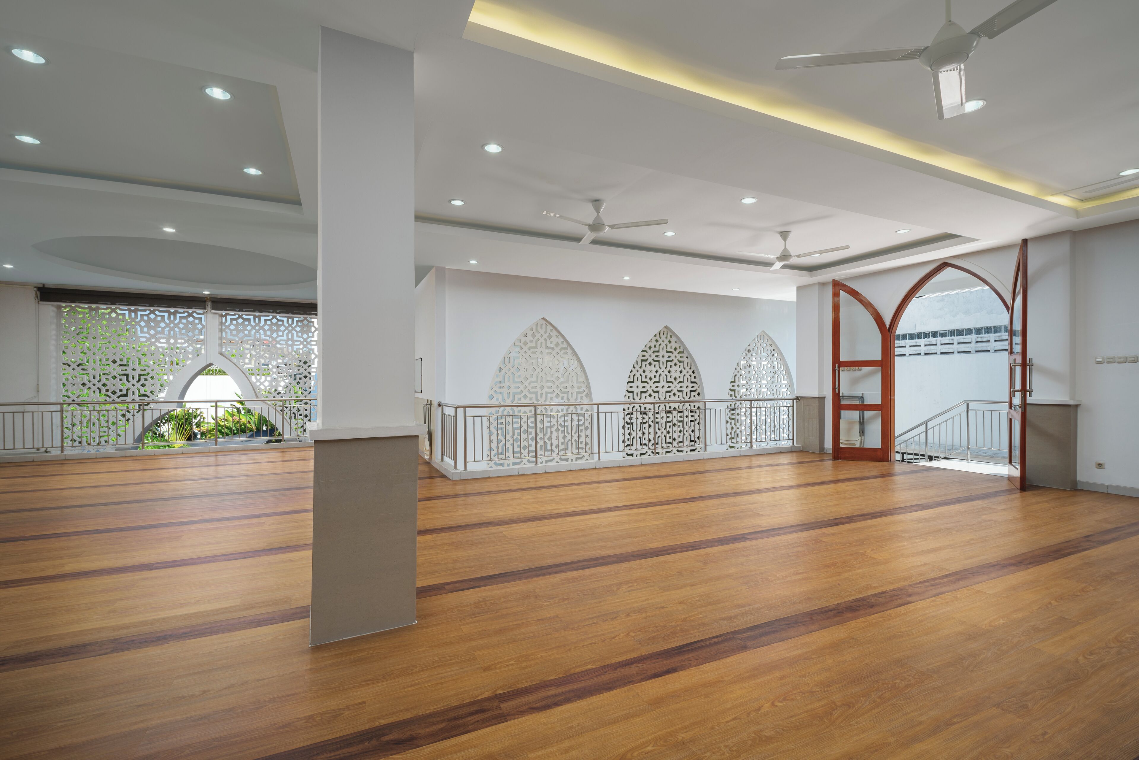 outdoor wedding area