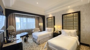 Habitación Premier con 2 camas individuales, 2 camas individuales | 1 dormitorio, ropa de cama de alta calidad, minibar y caja fuerte