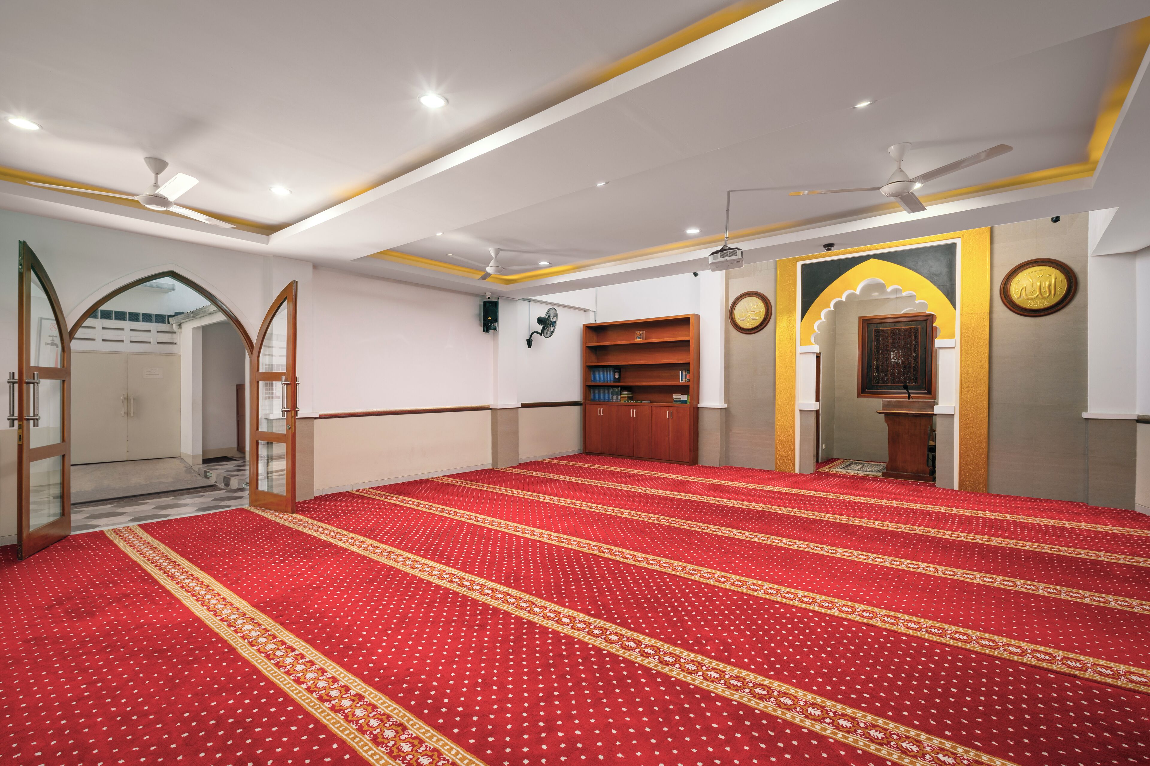 outdoor wedding area