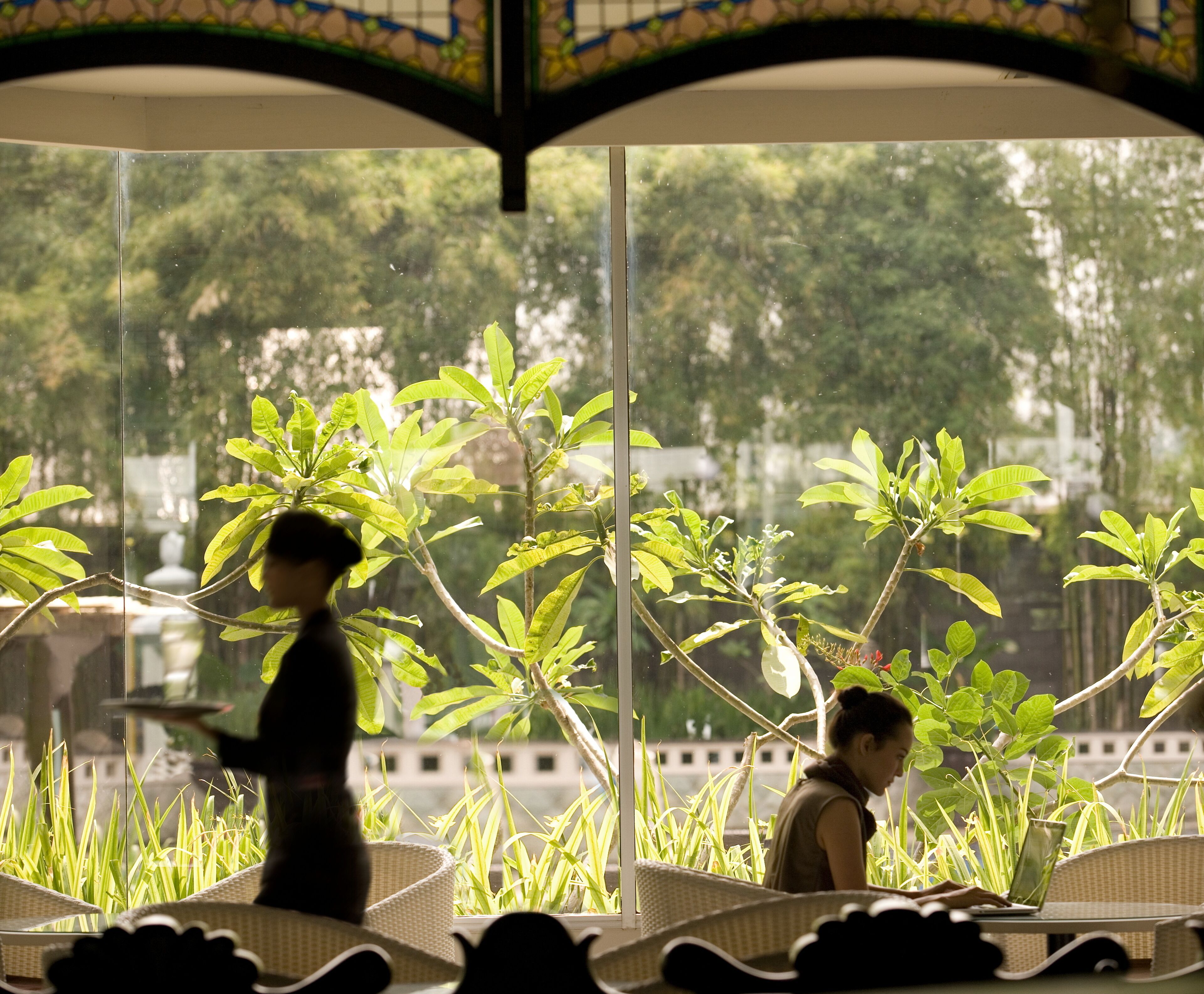outdoor wedding area