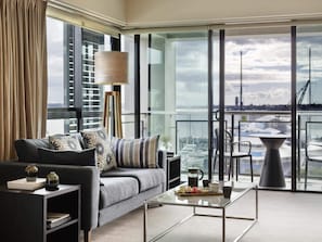 Deluxe Suite, 1 Bedroom (Marina) | Minibar, in-room safe, desk, iron/ironing board - The Sebel Auckland Viaduct Harbour (Auckland)
